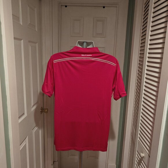 Real Madrid 2014/15 Away Jersey Pink Adidas Men's Size L Soccer Shirt La Liga - Picture 10 of 13
